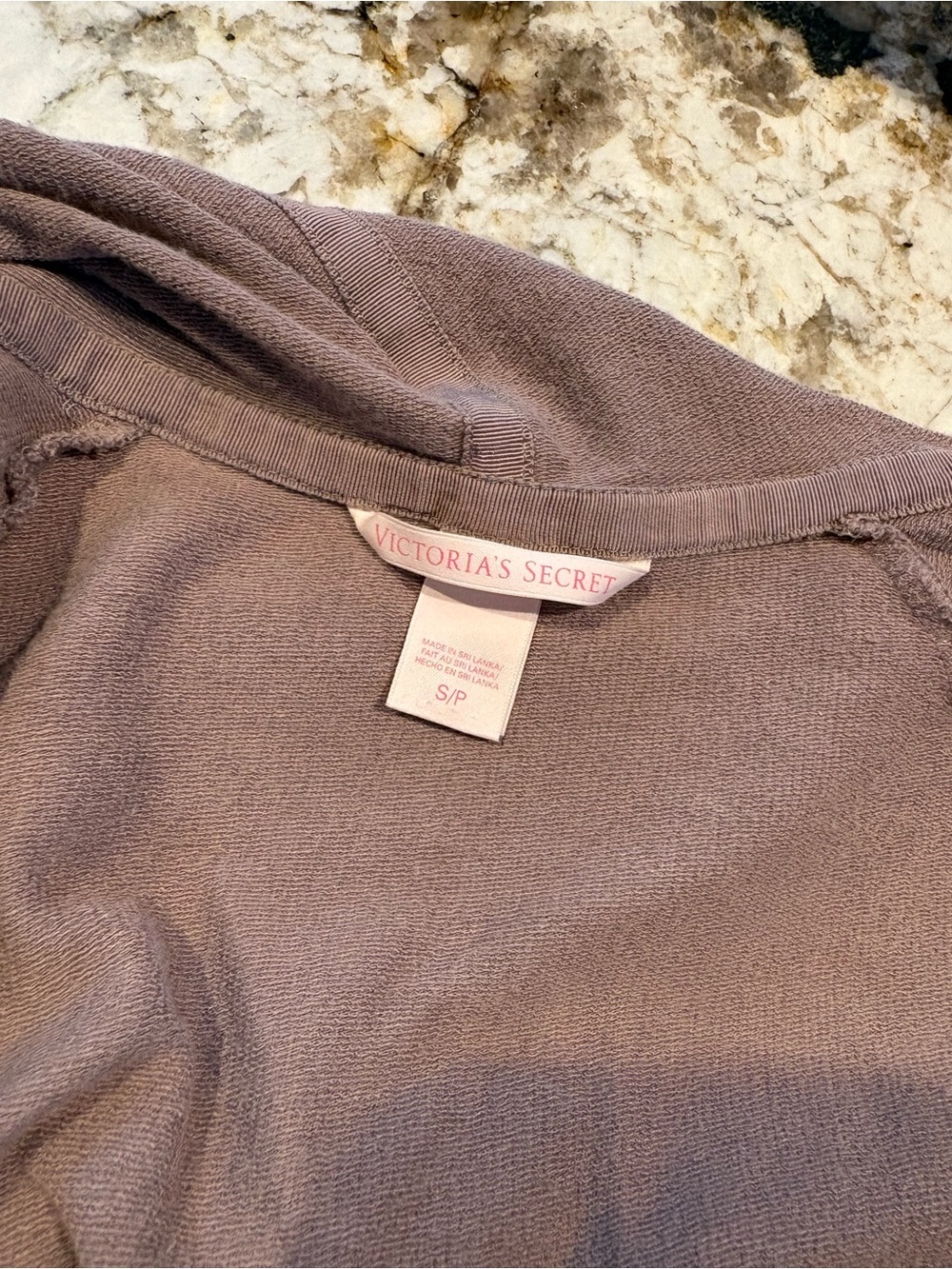 Women's Hooded Long-Sleeve Jacket with Rhinestone Angel Wings - Light Taupe - Picture 5 of 6